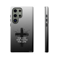 Christian Cross Phone Case — "The Way The Truth The Life" Protective Phone Cover