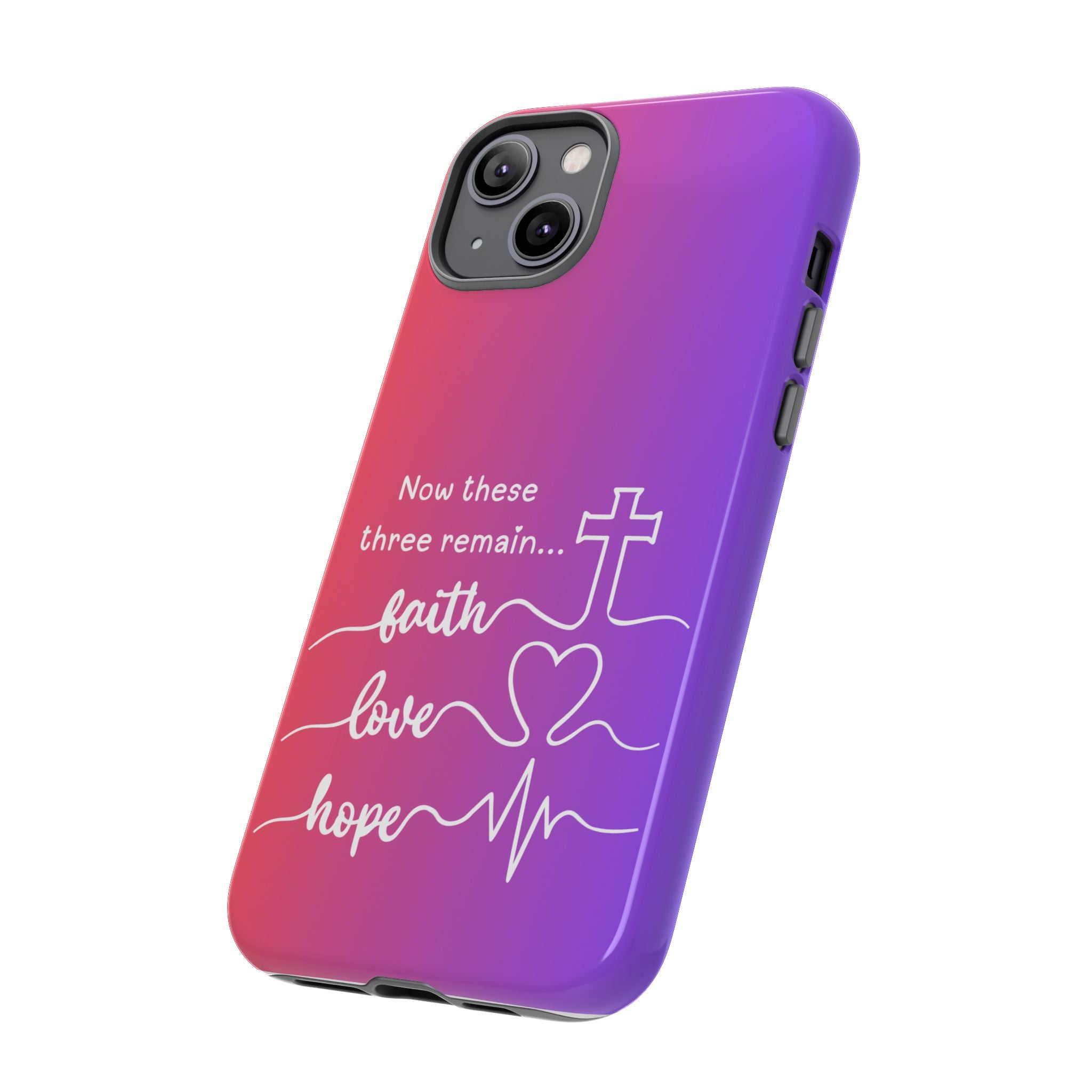 iPhone - Faith, Love & Hope Gradient Phone Case