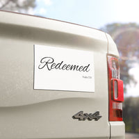 Redeemed Inspirational Car Magnets - Faith-Based Gifts, Religious Decor