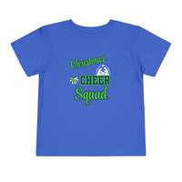 Christmas Cheer Squad Christian Christmas Shirt for Toddlers Short Sleeve Tee Christian Toddler Christmas Shirt