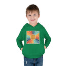 Toddler Hoodie — "Created With A Purpose" Retro Sunburst Pullover