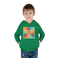 Toddler Hoodie — "Created With A Purpose" Retro Sunburst Pullover