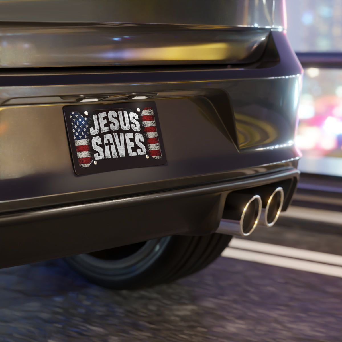 Jesus Saves Christian Vanity Plate
