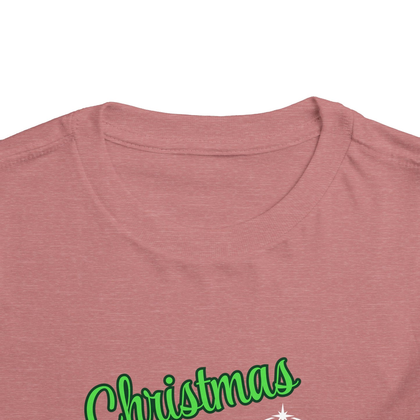 Christmas Cheer Squade Christian Christmas Shirt for Toddlers Short Sleeve Tee Christian Toddler Christmas Shirt