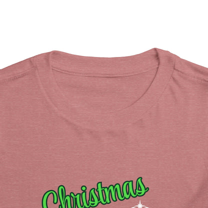 Christmas Cheer Squade Christian Christmas Shirt for Toddlers Short Sleeve Tee Christian Toddler Christmas Shirt
