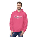 Strong & Courageous Hoodie — Inspirational Motivational Pullover