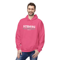 Strong & Courageous Hoodie — Inspirational Motivational Pullover