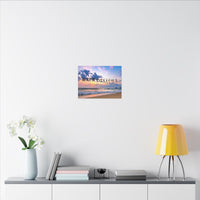 Do Not Be Anxious Beach Canvas Wall Art — Inspirational Scripture Philippians