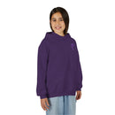 Back design - Youth Hoodie — 'I Timothy 6:7' Colorful Faith Graphic Hoodie (All You Need Is God)