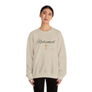 Embroidered Redeemed Psalm 77:15 Unisex Heavy Blend Crewneck Sweatshirt
