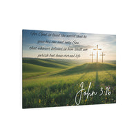 John 3:16 Faith Wall Art - Metal - Inspirational Wall Art Christian Gifts for Women Men