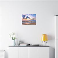 Do Not Be Anxious Beach Canvas Wall Art — Inspirational Scripture Philippians