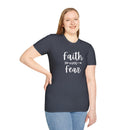 Faith Over Fear Unisex Softstyle T-Shirt | Christian Shirts for Women Men - Faith Based Gifts