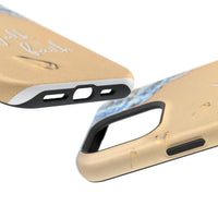 iPhone Inspirational Magnetic Phone Case, Unique Phone Accessories, Faith-Based Gifts, Coastal Vibes, Walk by Faith Design