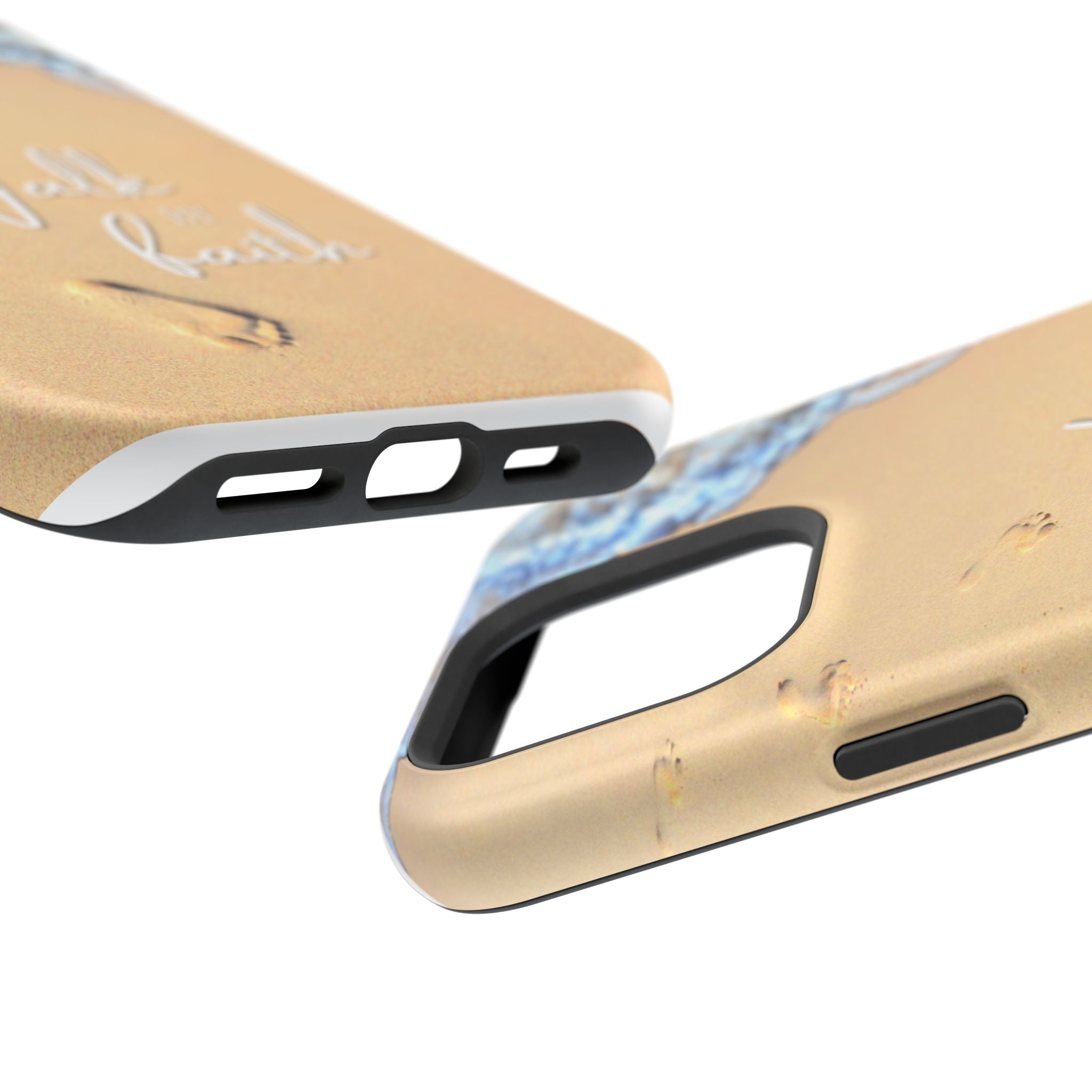 iPhone Inspirational Magnetic Phone Case, Unique Phone Accessories, Faith-Based Gifts, Coastal Vibes, Walk by Faith Design