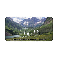 Faith Can Move Mountains Desk Mat