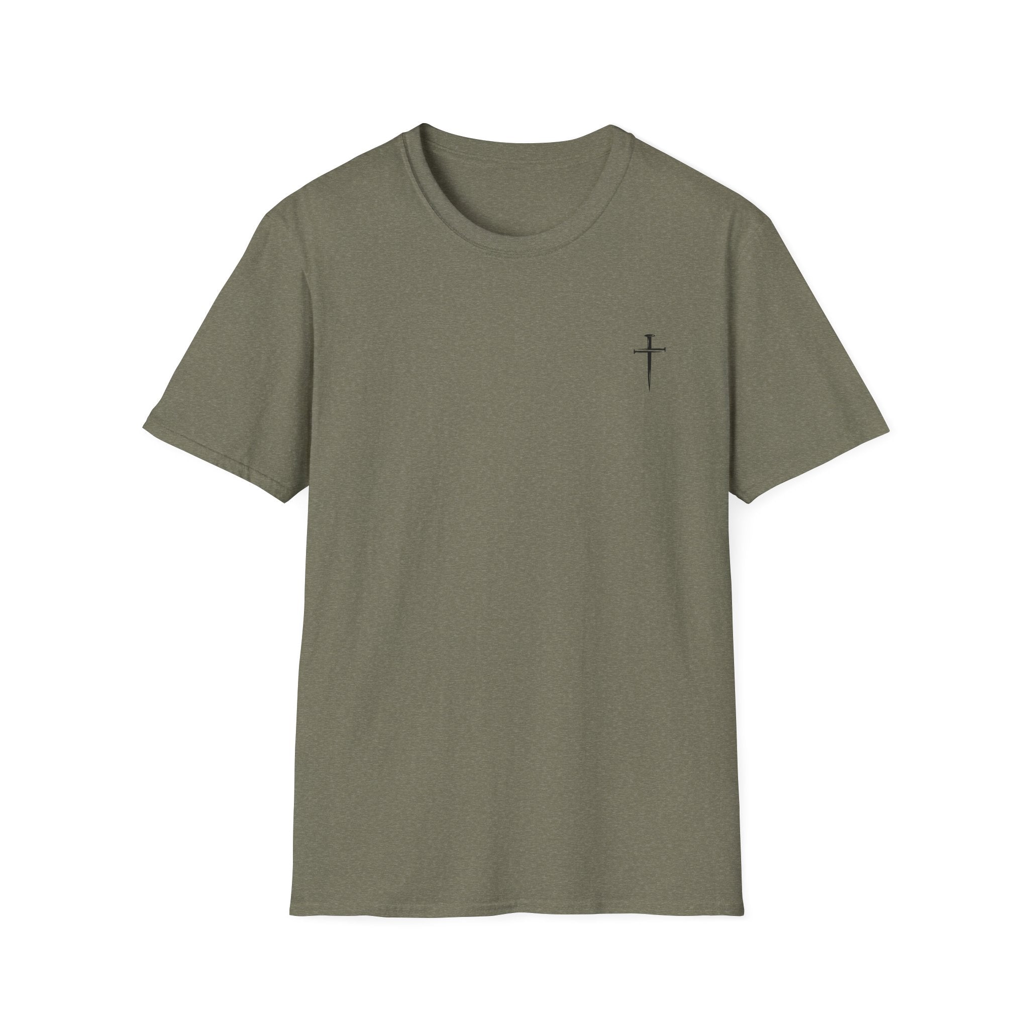 Back design - Jesus Has My Back T-Shirt — Christian Faith Cross Tee