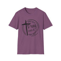 Pray Over It Christian T-Shirt — Cross Faith Prayer Tee