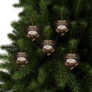 Ceramic Ornament — "A Savior Was Born" Nativity Christmas Tree Decoration