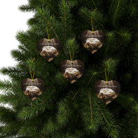 Ceramic Ornament — "A Savior Was Born" Nativity Christmas Tree Decoration