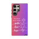 Samsung Faith, Love & Hope Gradient Phone Case — 'Now These Three Remain' Christian Protective Case