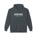 Strong & Courageous Hoodie — Inspirational Motivational Pullover