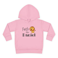 Toddler Hoodie — "Faith Like Daniel" Lion Christian Pullover