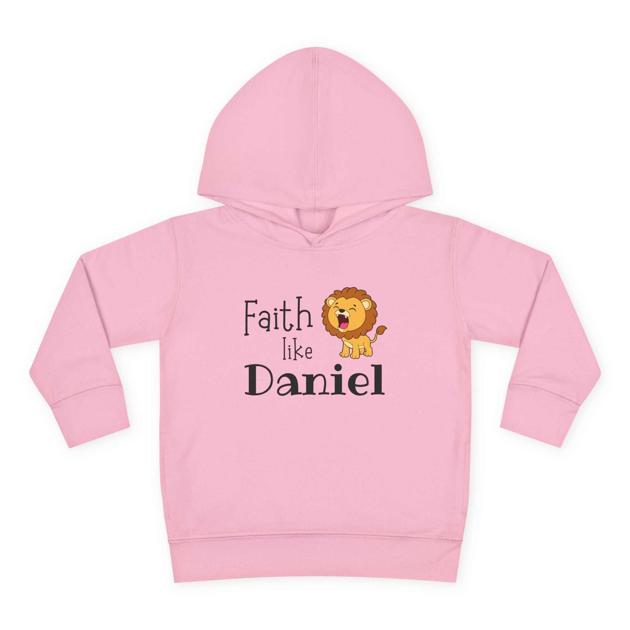 Toddler Hoodie — "Faith Like Daniel" Lion Christian Pullover