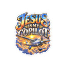 Jesus Is My Copilot – Airplane Christian Vinyl Sticker