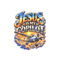 Jesus Is My Copilot – Airplane Christian Vinyl Sticker