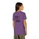Back design - Youth Tee - "Jesus Has My Back" Cross Christian Graphic Shirt