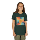 Youth Tee — 'Created With A Purpose' Retro Sunburst Kids T-Shirt