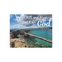 Faith Wall Art - Psalm 46:10 - Metal - Inspirational Wall Art Print Christian Gifts for Women Men