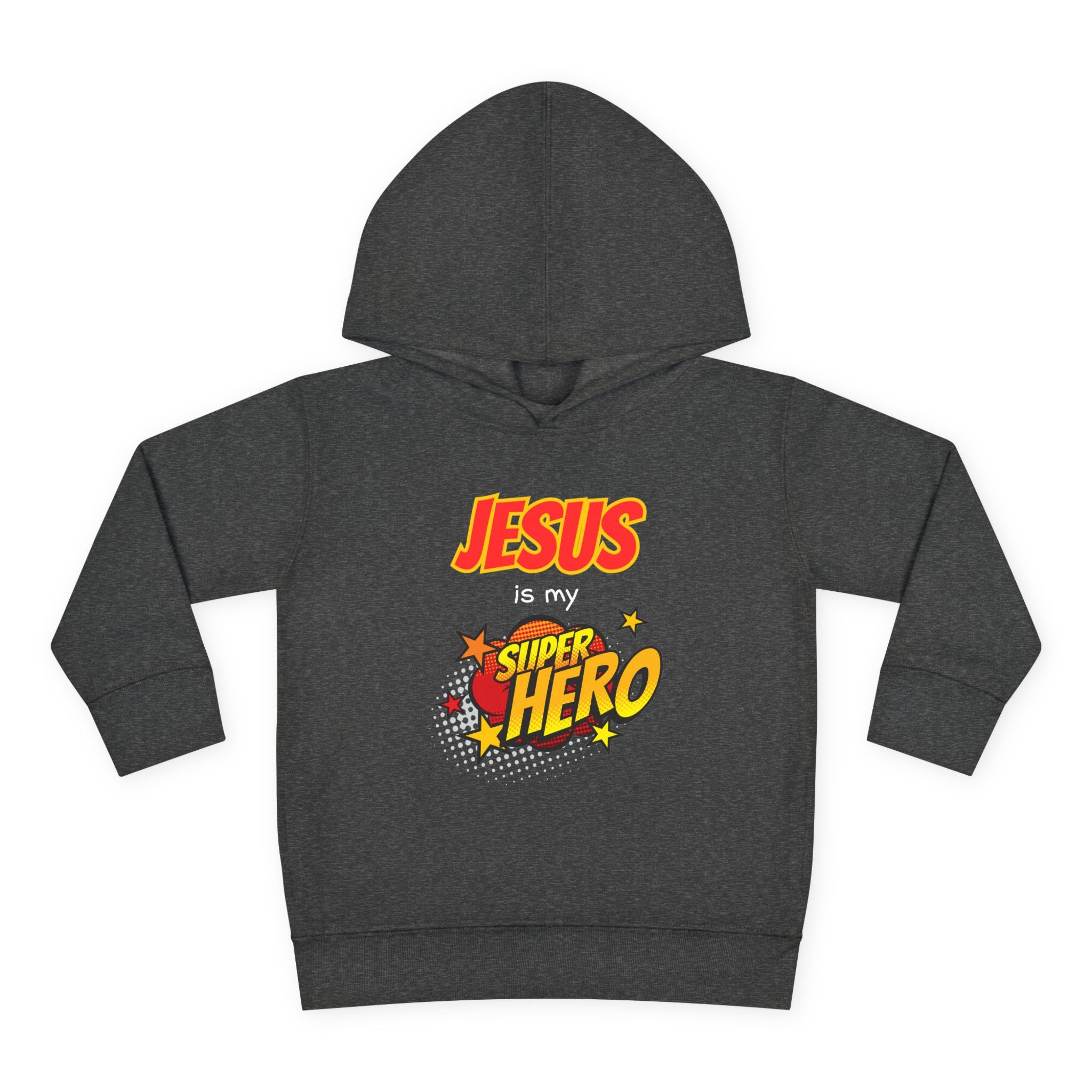 Jesus Is My Superhero Toddler Hoodie – Christian Kids Pullover