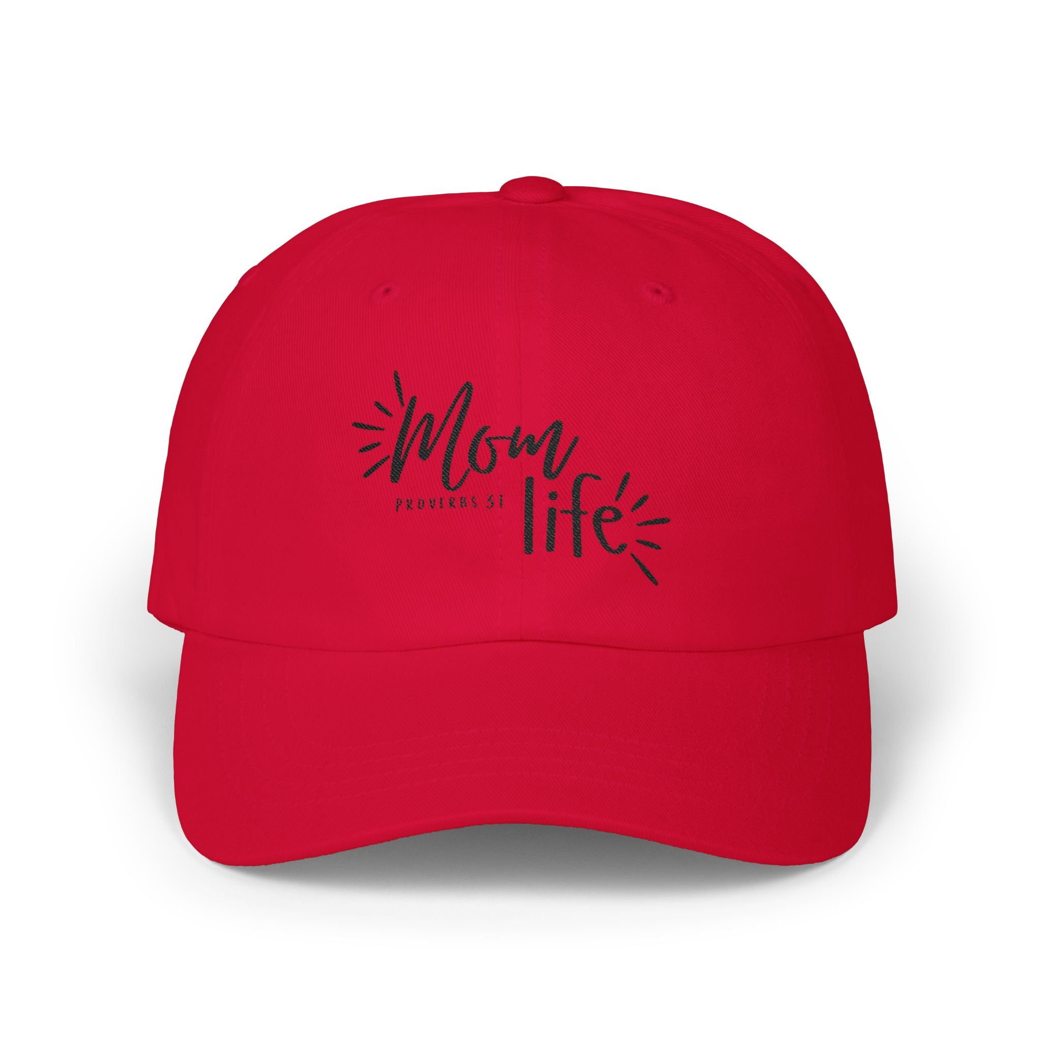 Mom Life Hat — Embroidered 'Mom Life' Baseball Hat, Mother's Day Gift
