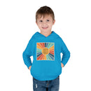 Toddler Hoodie — "Created With A Purpose" Retro Sunburst Pullover