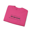 Embroidered Corinthians Faith, Hope Love Unisex Heavy Blend Crewneck Sweatshirt