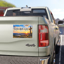 Faith Hope Love – Mountain Cross Christian Car Magnet