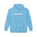 Strong & Courageous Hoodie — Inspirational Motivational Pullover