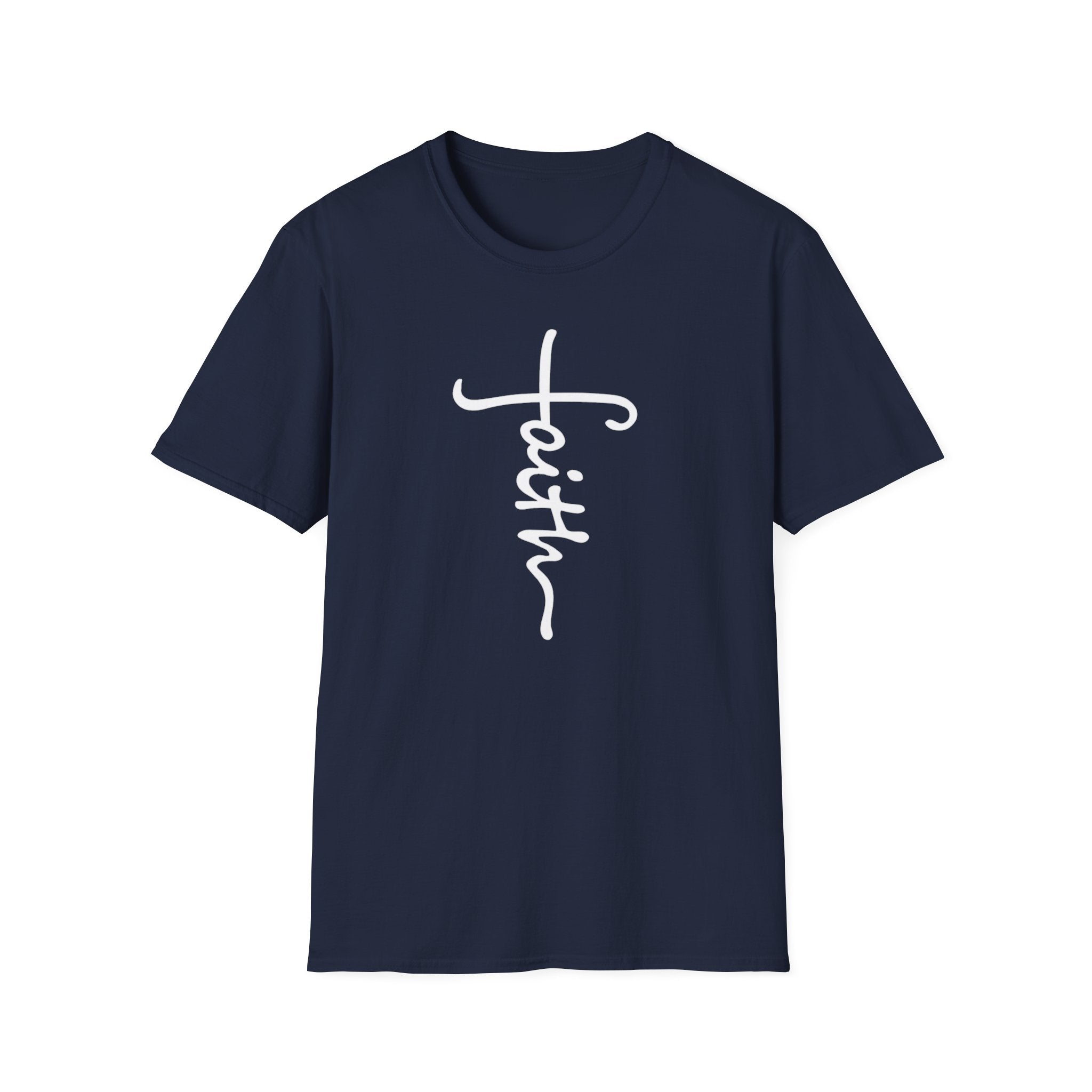 Faith Unisex Softstyle T-Shirt | Christian Shirts for Women Men - Faith Based Gifts