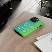 iPhone - 'Faith Love Hope' Christian Cross Protective Cover