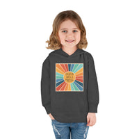 Toddler Hoodie — "Created With A Purpose" Retro Sunburst Pullover