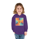 Toddler Hoodie — "Created With A Purpose" Retro Sunburst Pullover
