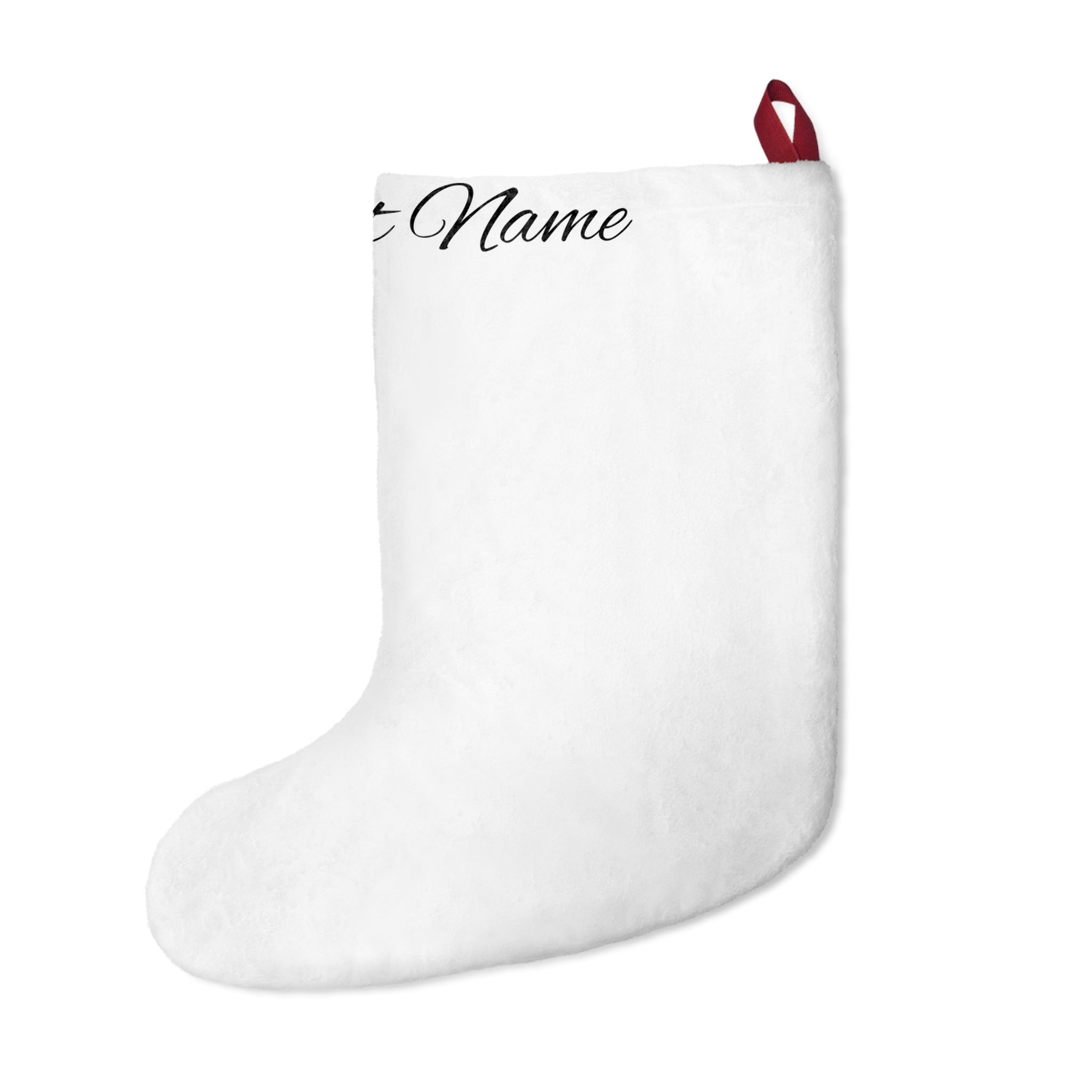 Personalized "Jesus Is The Reason for the Season" Christmas Stocking – Custom Name Holiday Stocking (e.g., Sarah)