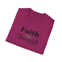 Faith Like Hannah Christian T-Shirt — Inspirational Scripture Tee (1 Samuel 1:27)