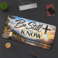 Be Still and Know – Lakeside Bible Christian Desk Mat