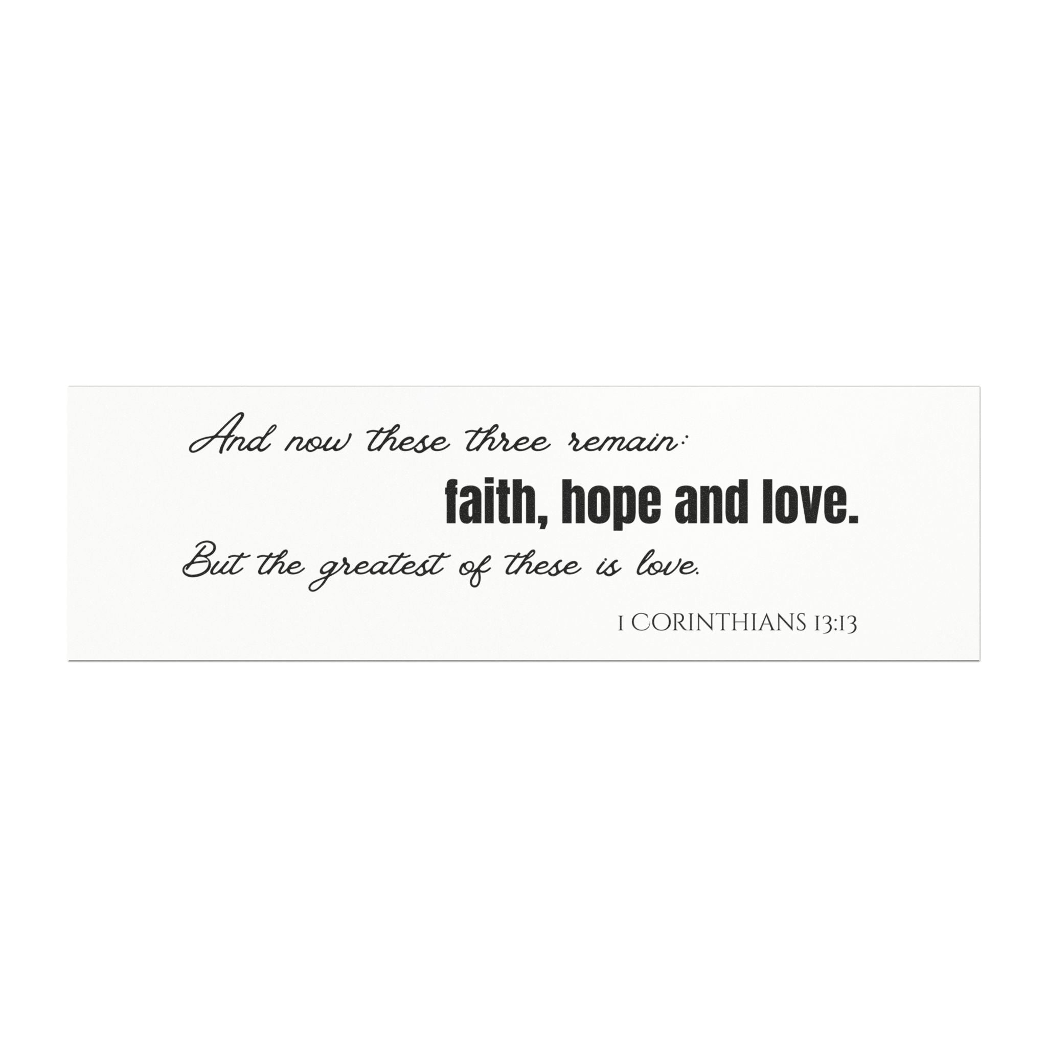Faith Hope Love Inspirational Car Magnets - Faith-Based Gifts, Religious Decor