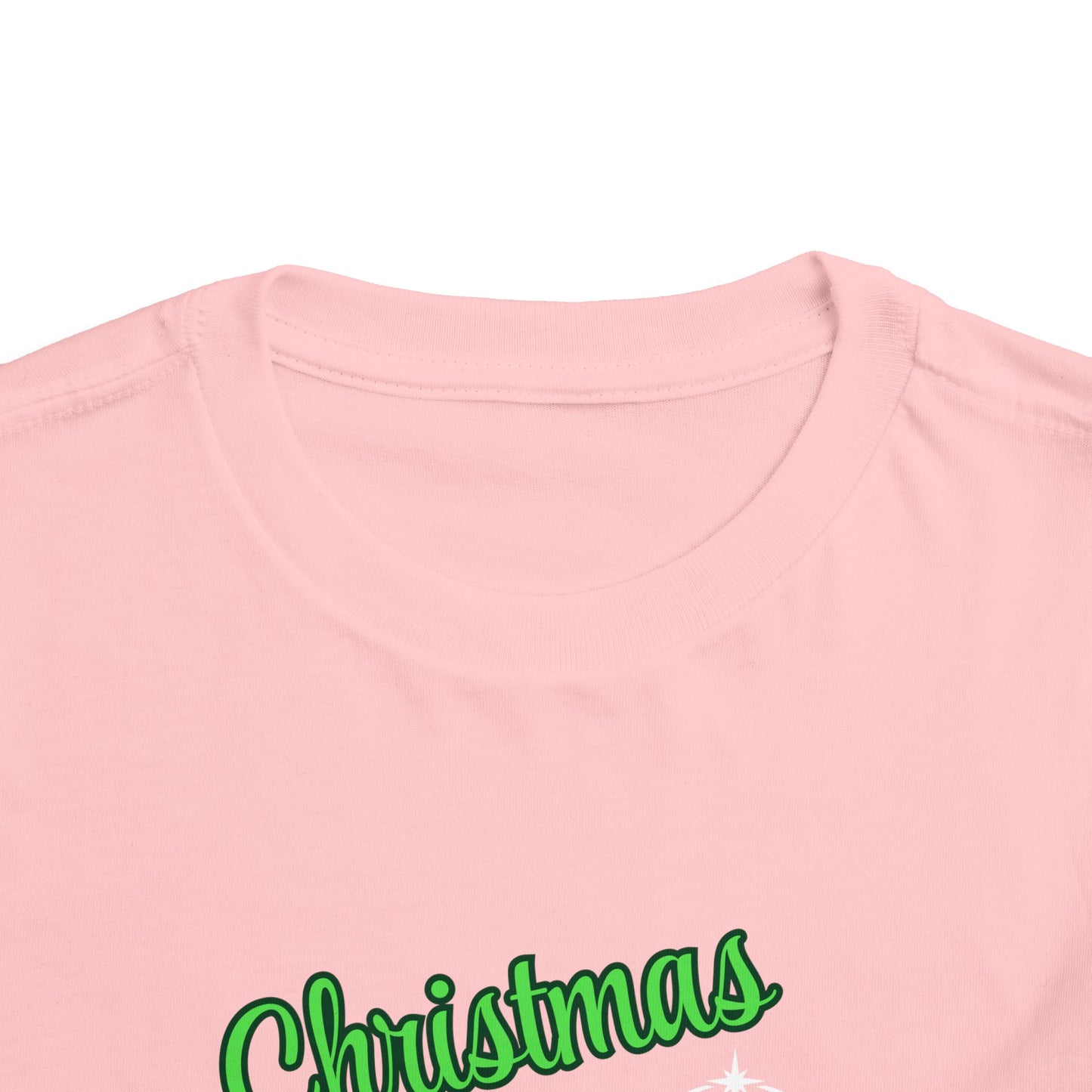 Christmas Cheer Squade Christian Christmas Shirt for Toddlers Short Sleeve Tee Christian Toddler Christmas Shirt