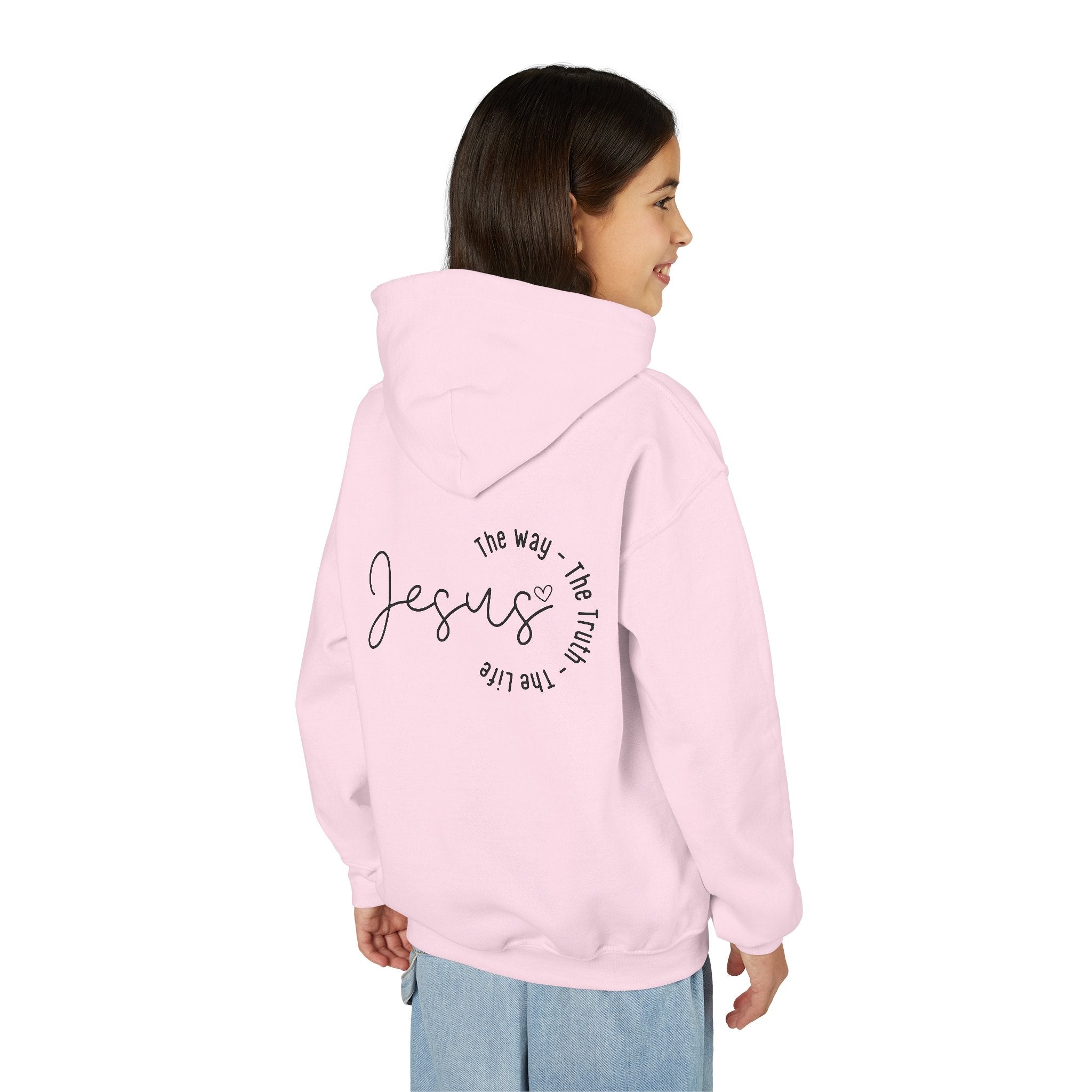Youth Christian Hoodie — The Way, The Truth, The Life