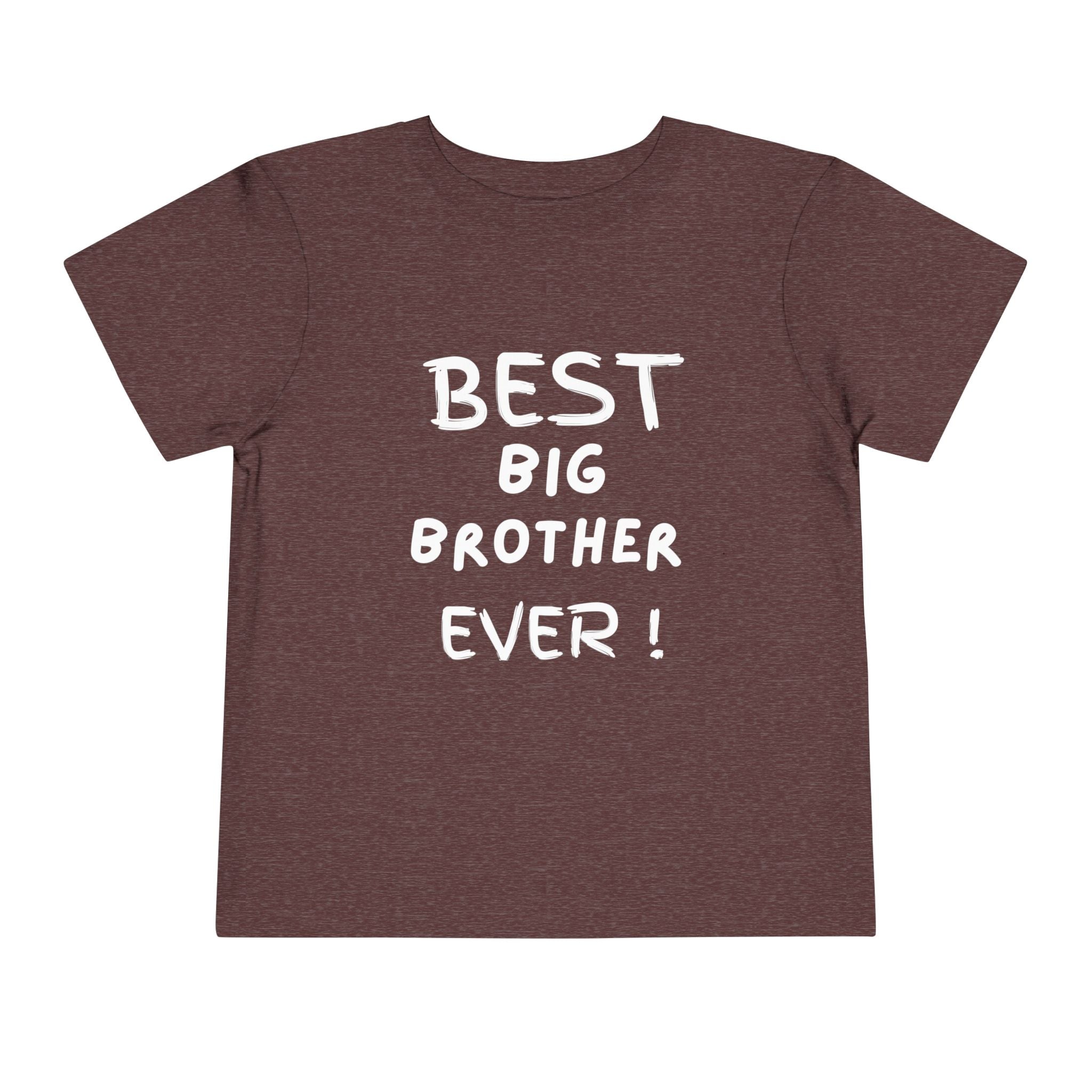 Best Big Brother Ever Toddler Tee, Cute Kids Shirt, Sibling Gift, Birthday Gift for Toddlers, Family Matching Tee, Baby Shower Present